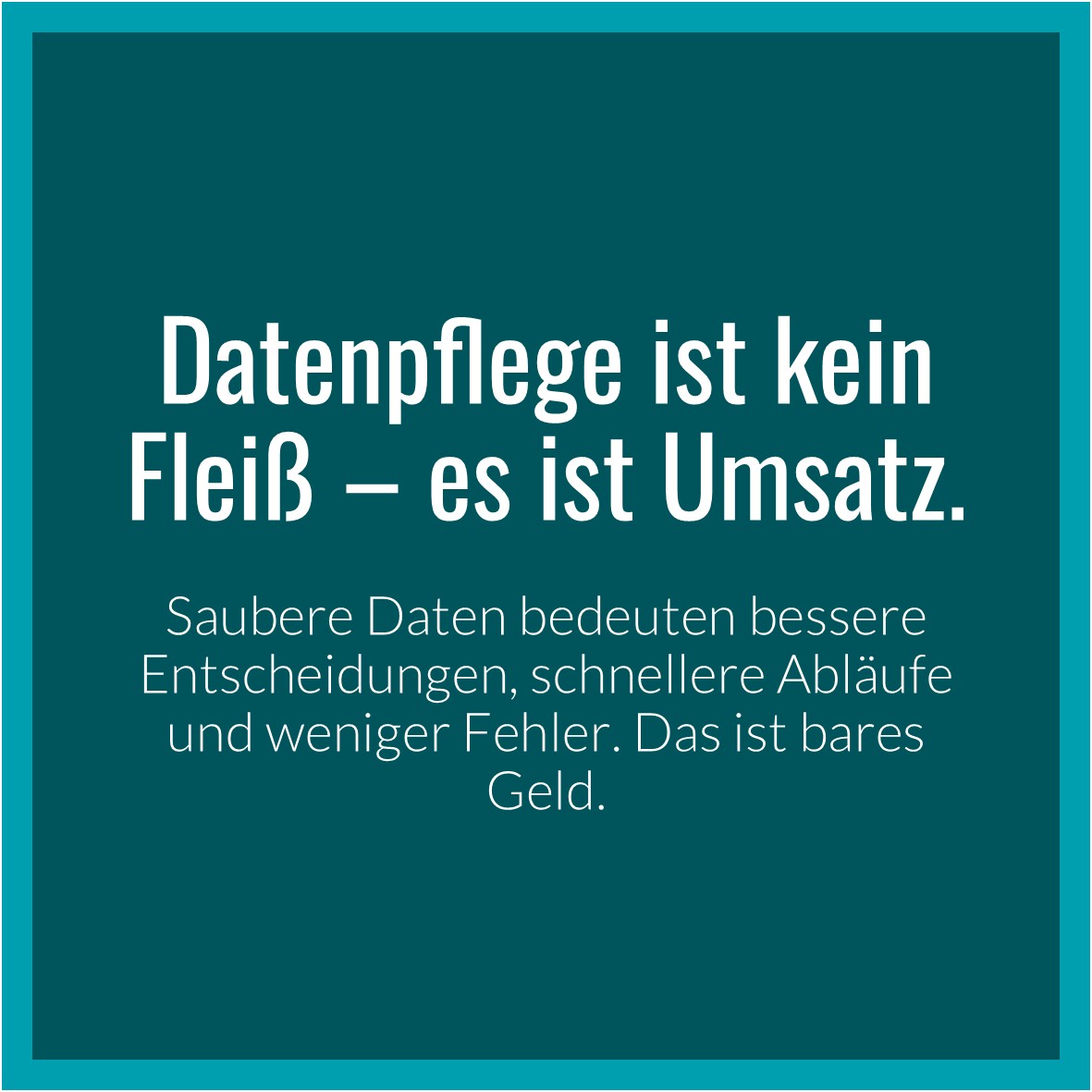 Datenqualität Autohaus