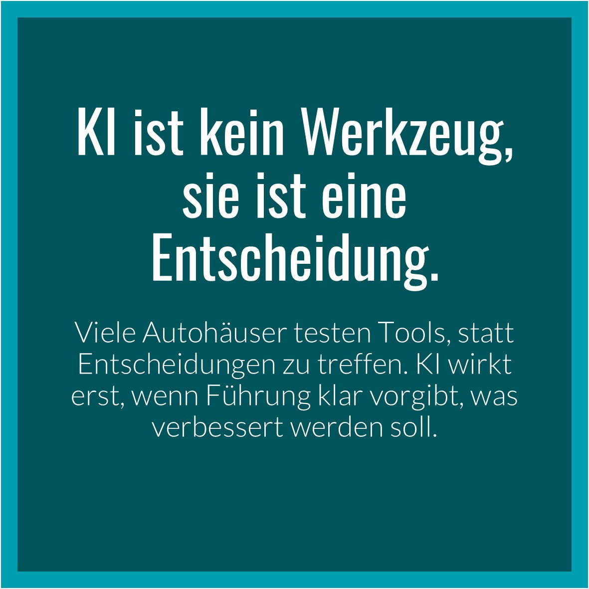 KI-Strategie im Autohaus